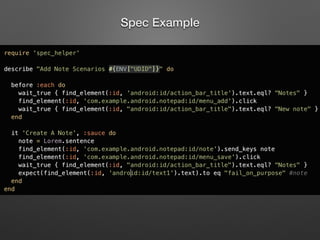 Spec Example
 