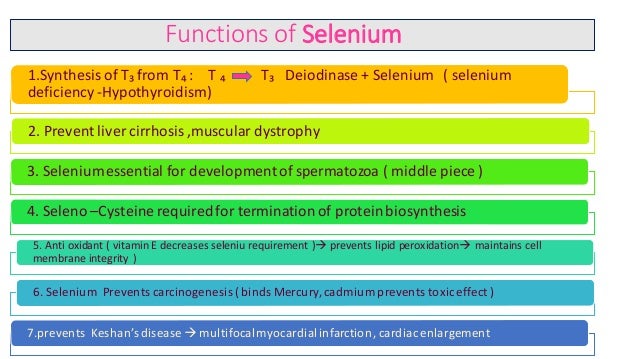 Selenium metabolism and its clinical significance