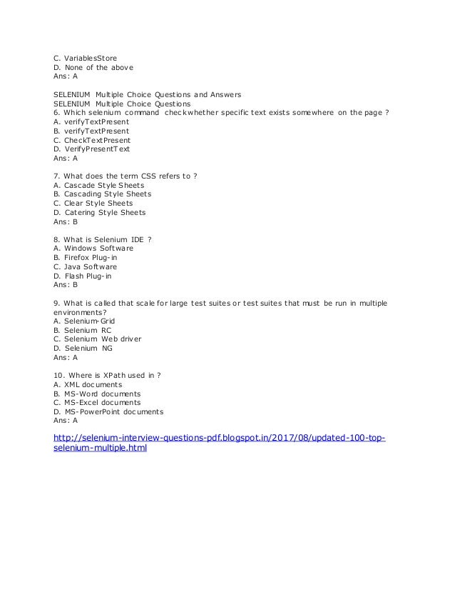Advanced java multiple choice questions and answers pdf Advanced java multiple choice questions and answers pdf