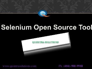 QUONTRA SOLUTIONS 
www.quontrasolutions.com Ph. (404)-900-9988 
 