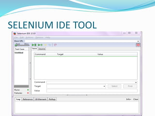 Selenium ppt | PPTX