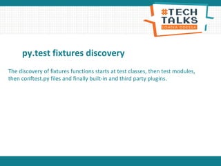Selenium with py test by Alexandr Vasyliev for Lohika Odessa Python ...