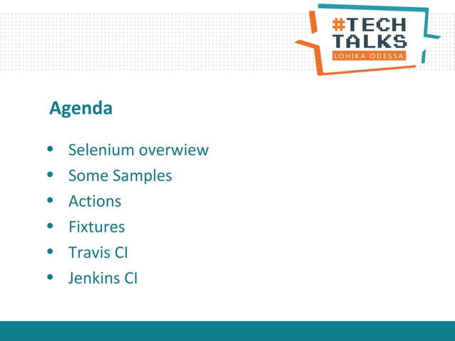 Selenium with py test by Alexandr Vasyliev for Lohika Odessa Python ...