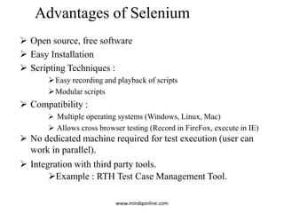 Selenium rc ppt | PPT