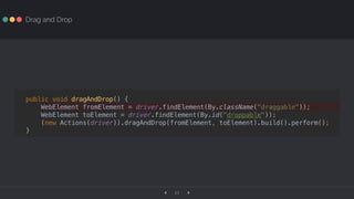 ‹ ›27
Drag and Drop
 