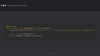 ‹ ›28
Maximize the Window
 
