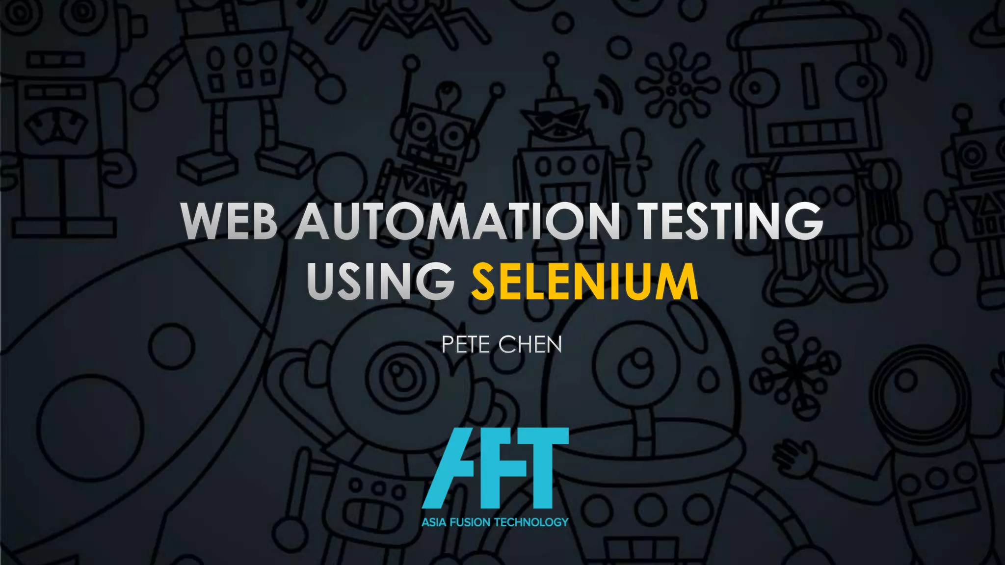 SELENIUM 
 