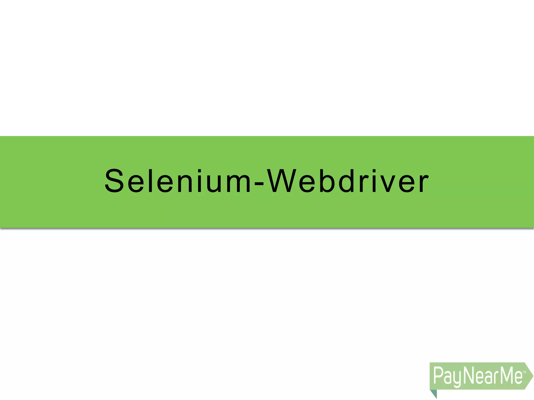Selenium-Webdriver 