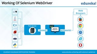 Selenium WebDriver Tutorial For Beginners | What Is Selenium WebDriver ...