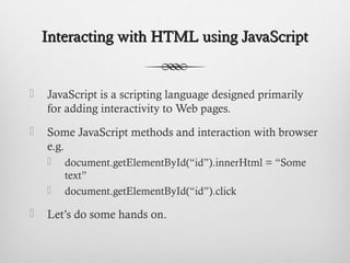 Understanding Selenium/RC, Webdriver Architecture and developing the ...