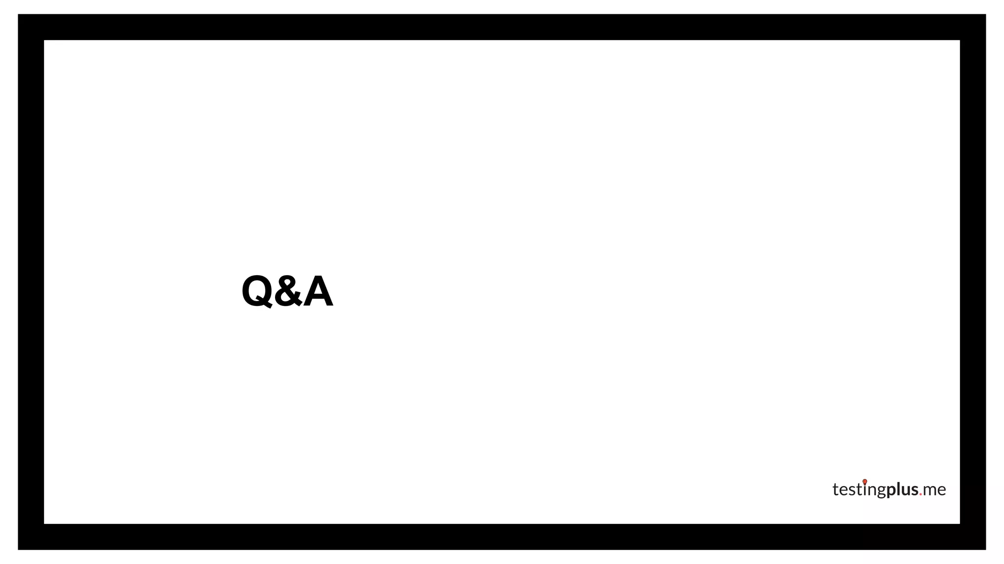 Q&A
 