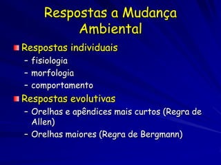 Macro-evolução e Especiação
  A evolução cria (e destrua) espécies novas, mas …

  O que é uma espécie?




These are members of different species - eastern (left) and western (right) meadowlark.
                              Não é tão fácil.
 