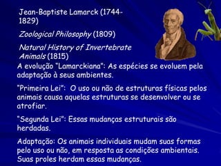 Ecologia é essencial para
   entender a evolução
                           “Nada da biologia tem
                           sentido exceto a luz da
                           evolução” (Dobzhansky,
                                    1973)

                          “ Nada na evolução tem
                            sentido execta a luz da
                            ecologia ” (Townsend,
“A Ecologia proporciona o   Harper e Begon, 2000)
palco no qual a peça
evolutiva é apresentada”
 