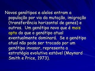 Paisagem de Aptidão




   Espaço Genotípico –
 