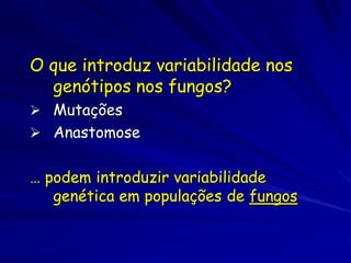 Processos da evolução
       biológicca
Mutação
Seleção Natural
Migração
Deriva Genética
 