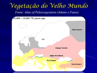 Vegetação do Velho Mundo
 Fonte: Atlas of Paleovegetation (Adams e Faure)
 