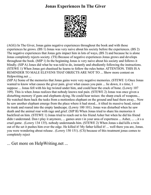 Self Assessment Paper Example