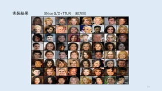 実装結果 SN on G/D+TTUR 80万回
63
 