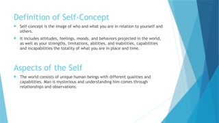 SELF AWARENESS AND VALUES DEVELOPMENT Pptx SELF AWARENESS AND VALUES DEVELOPMENT Pptx 4 320 