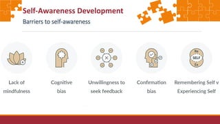 Self-Awareness Development
Barriers to self-awareness
 
