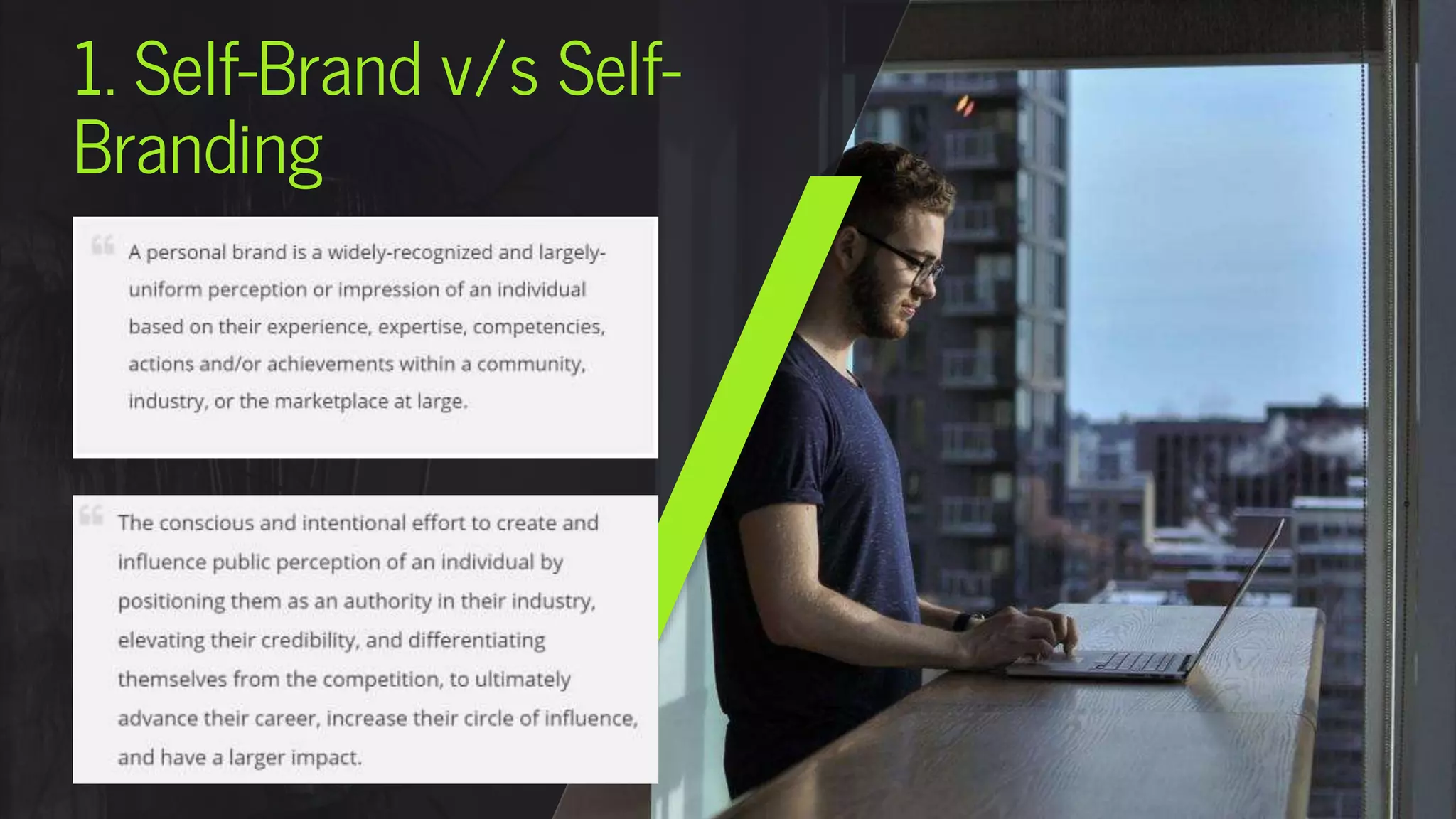 1. Self-Brand v/s Self-
Branding
 