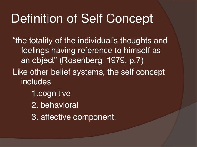 Self Concept self-concept