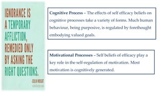 Self concept and self efficacy | PPTX