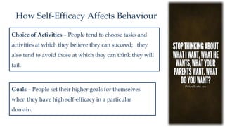 Self concept and self efficacy | PPTX