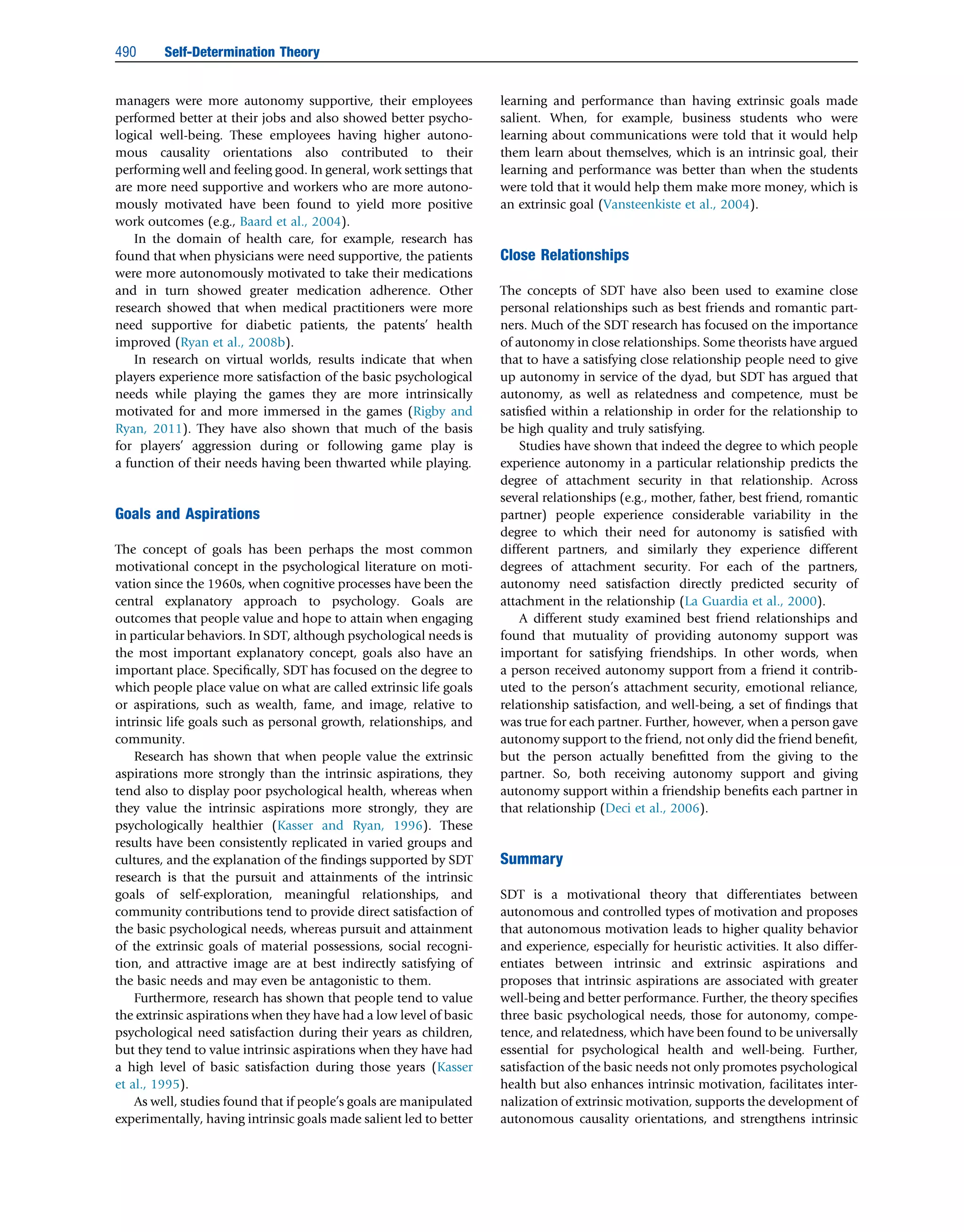Self determination-theory | PDF