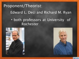 Self determination theory | PPT