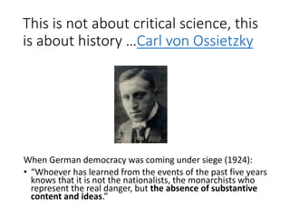 Making our voices heard …
vibrating society in our new role
Teachers/professors Guide-on-the-side
Societal presence
supporting learning
 