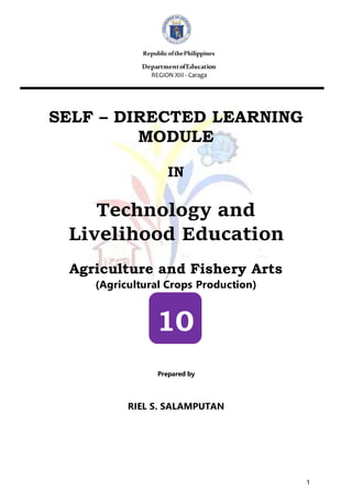 Self-Directed Learning Module in T.L.E. 10 (Agricultural Crops ...