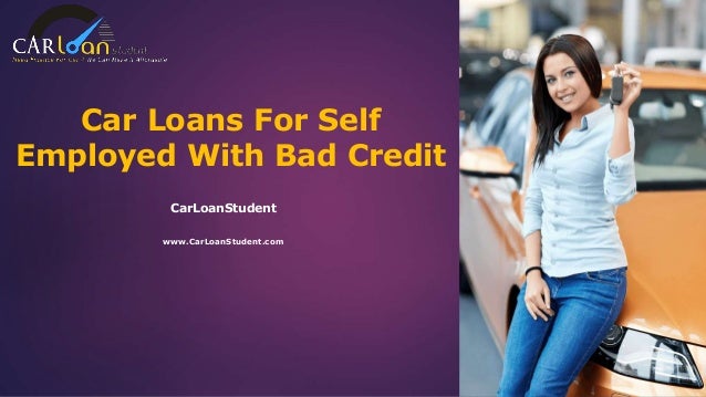 how to get a car loan self employed
