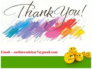 Email – sachinwadekar7@gmail.com
 