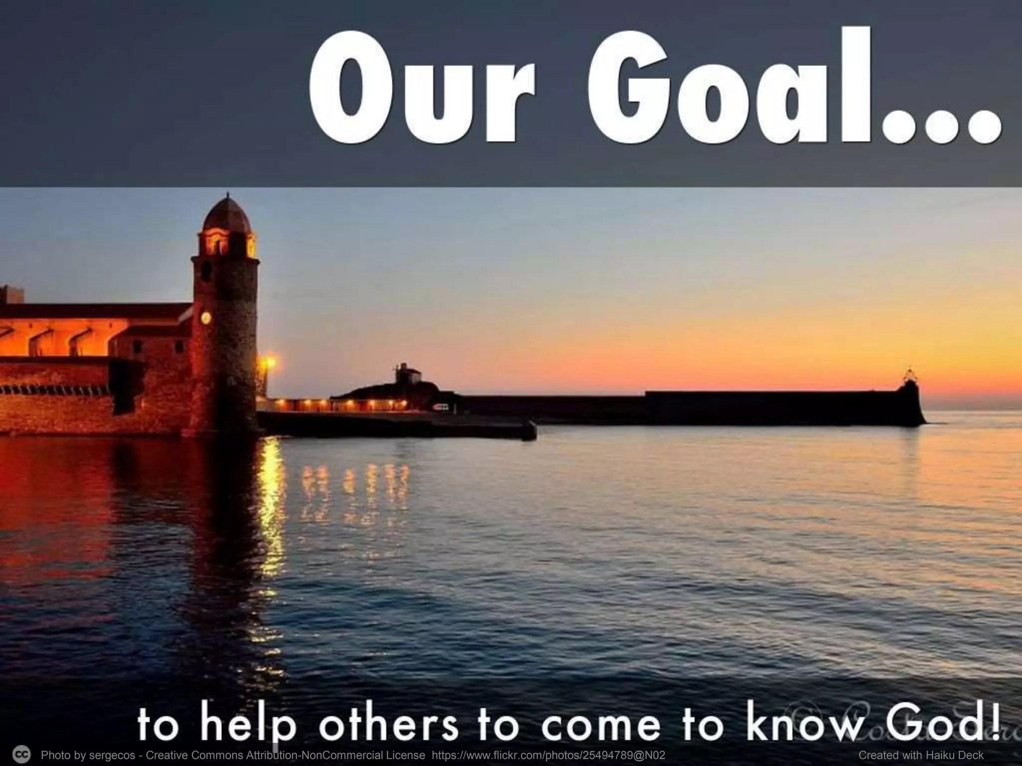 Photo by sergecos - Creative Commons Attribution-NonCommercial License https://www.flickr.com/photos/25494789@N02 Created with Haiku Deck 
 