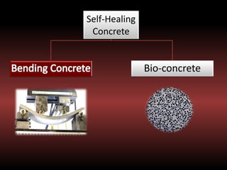 Self-Healing
 Concrete


               Bio-concrete
 