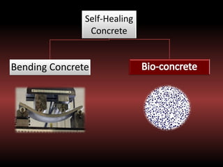 Self-Healing
                Concrete


Bending Concrete
 