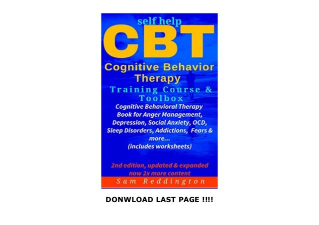 Self Help Cbt Cognitive Behavior Therapy Training Course Toolbox C