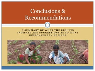 Self-help groups as a platform to improve nutrtional status