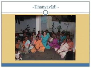 Self-help groups as a platform to improve nutrtional status