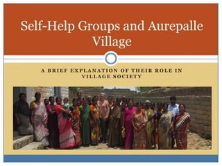 Self-help groups as a platform to improve nutrtional status