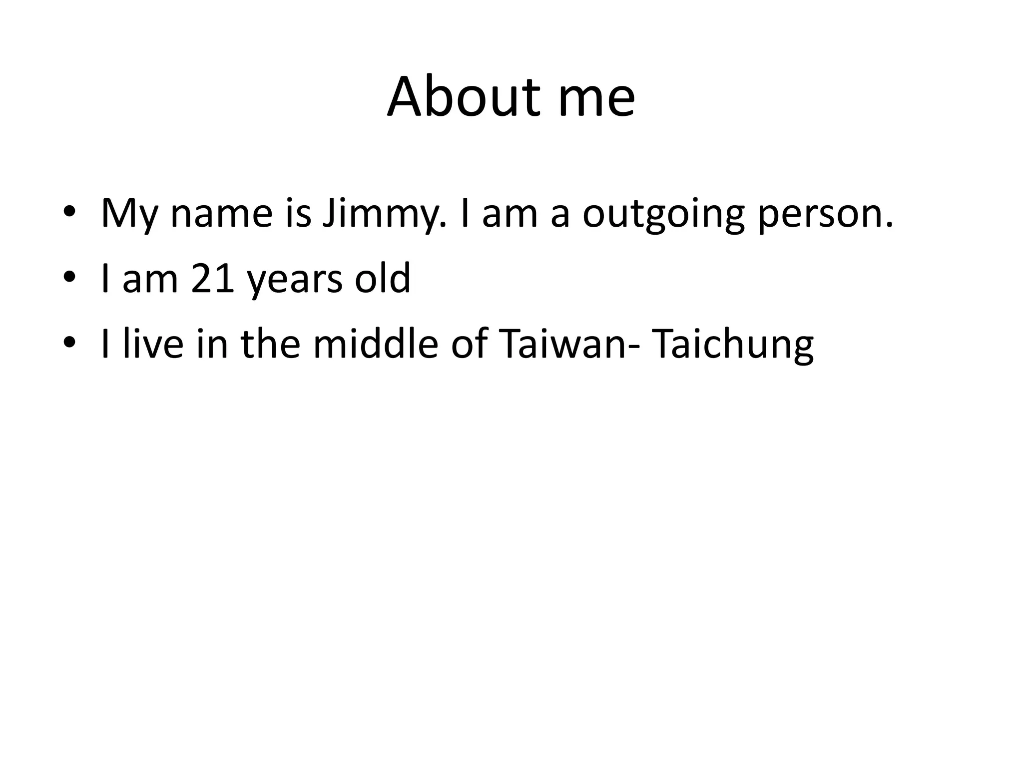 Self introduction ppt