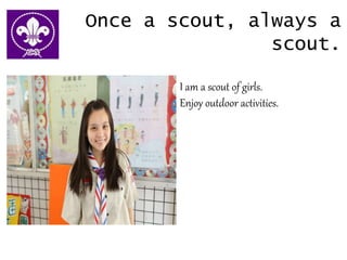 Scout Introduction Self-introduction | PPTX