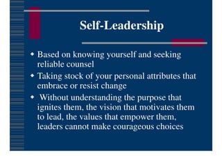 Self-Leadership | PPT