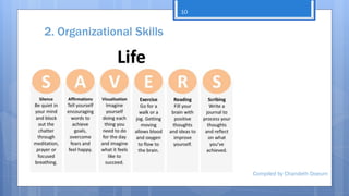 2. Organizational Skills
Compiled by Chandeth Doeurn
10
 
