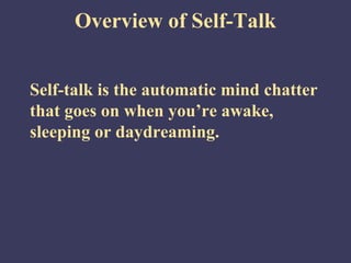 Self management self-motivation-through_self-talk | PPT