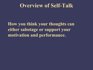 Self management self-motivation-through_self-talk