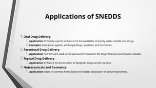 Self- nanoemulsifying drug delivery systems (SNEDDs).pptx