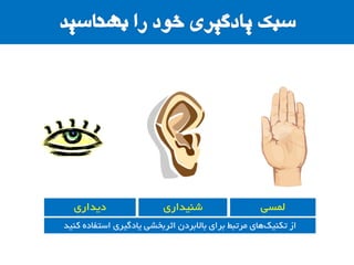 ‫ضٌیذاسی‬‫دیذاسی‬ ‫لوسی‬
‫وٌیذ‬ ُ‫استفاد‬ ‫یادگیشی‬ ‫اثشتخطی‬ ‫تاالتشدى‬ ‫تشای‬ ‫هشتثظ‬ ‫ّای‬‫تىٌیه‬ ‫اص‬
 
