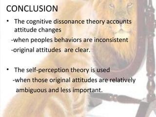 Self perception theory | PPT